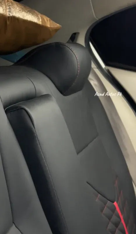 Bespoke seat cover for Honda City 2018 offering custom fit, comfort, and premium protection