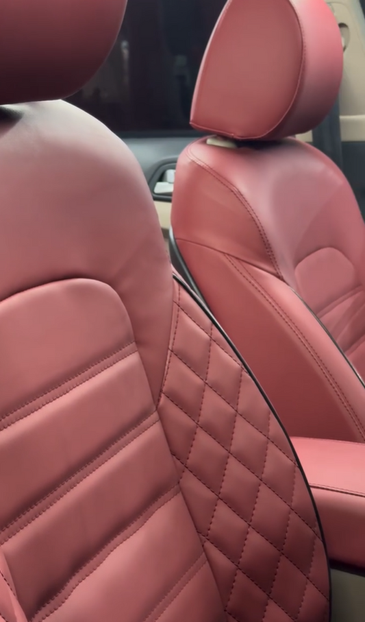 Bespoke seat cover for Hyundai Tucson providing custom fit and premium protection.

