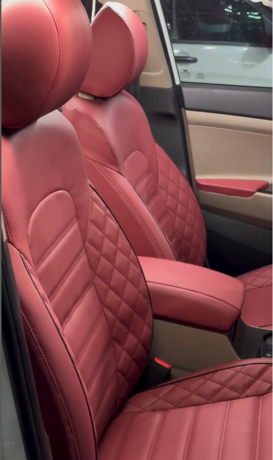 Bespoke seat cover for Hyundai Tucson providing custom fit and premium protection.

