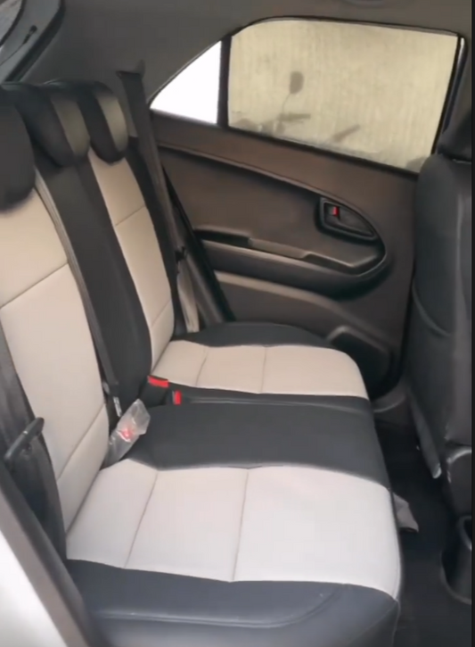 Bespoke seat cover for Kia Picanto offering custom fit and premium protection.

