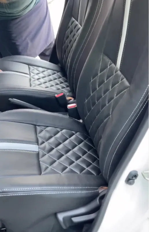 Bespoke seat cover for Suzuki Alto offering custom fit, premium comfort, and durable protection.