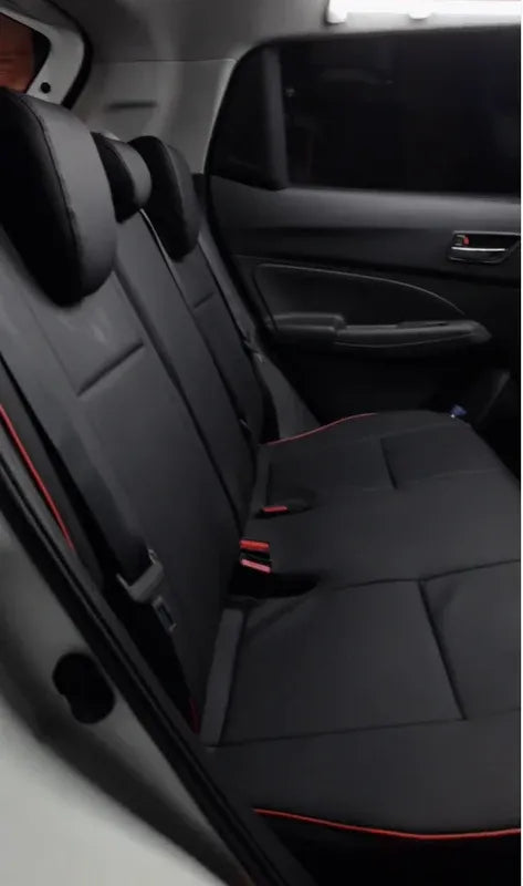 Bespoke seat cover for Suzuki Swift providing custom fit, premium comfort, and lasting protection.
