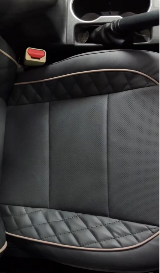 Bespoke seat cover for Toyota Corolla X providing custom fit, premium protection, and a stylish upgrade.
