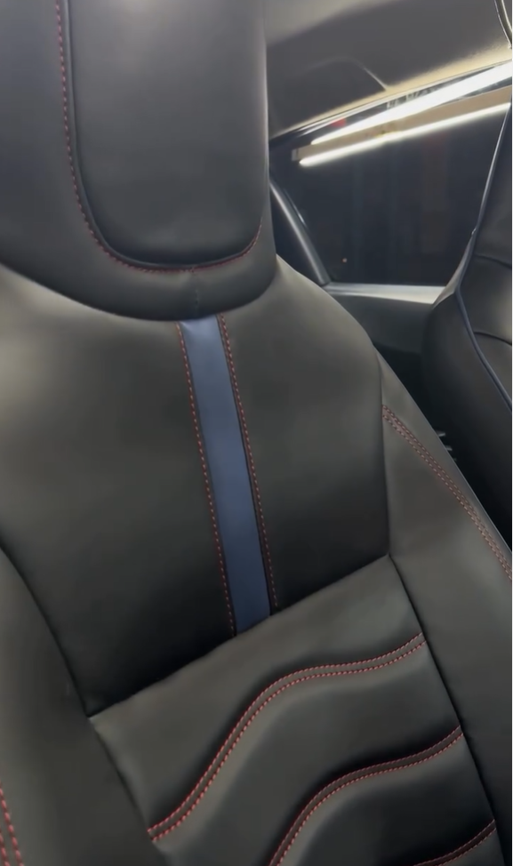 Bespoke seat cover for Toyota Vitz offering custom fit and premium protection.

