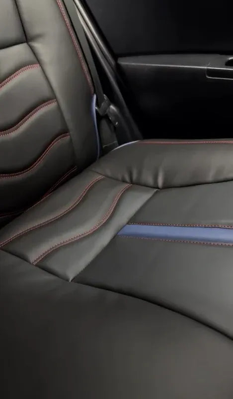 Bespoke seat cover for Toyota Vitz offering custom fit and premium protection.
