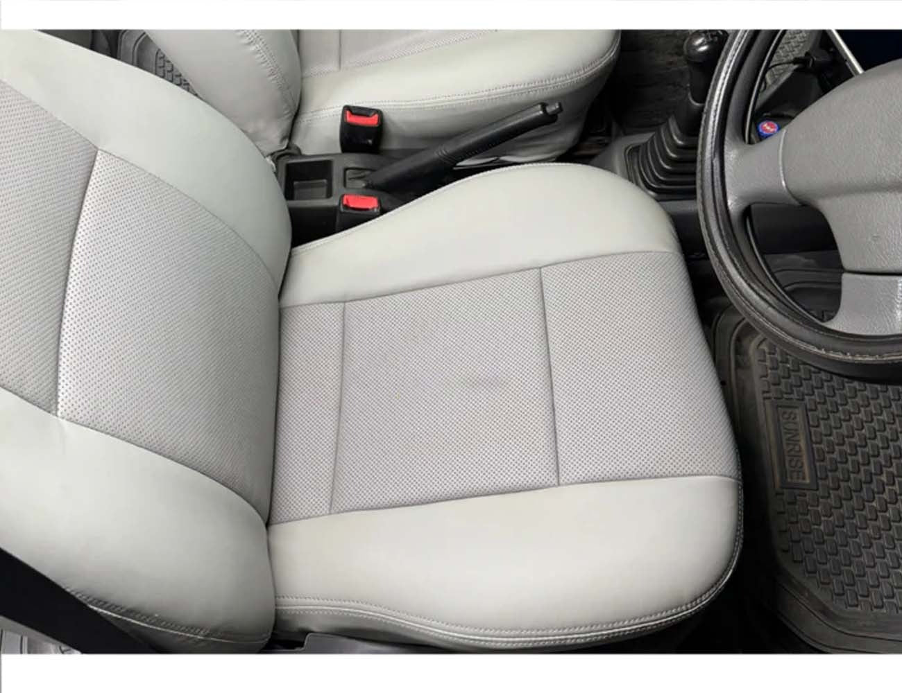 Bespoke seat covers for Suzuki Cultus 2000-2017, made of fully synthetic fabric, offering comfort, protection, and a custom fit.