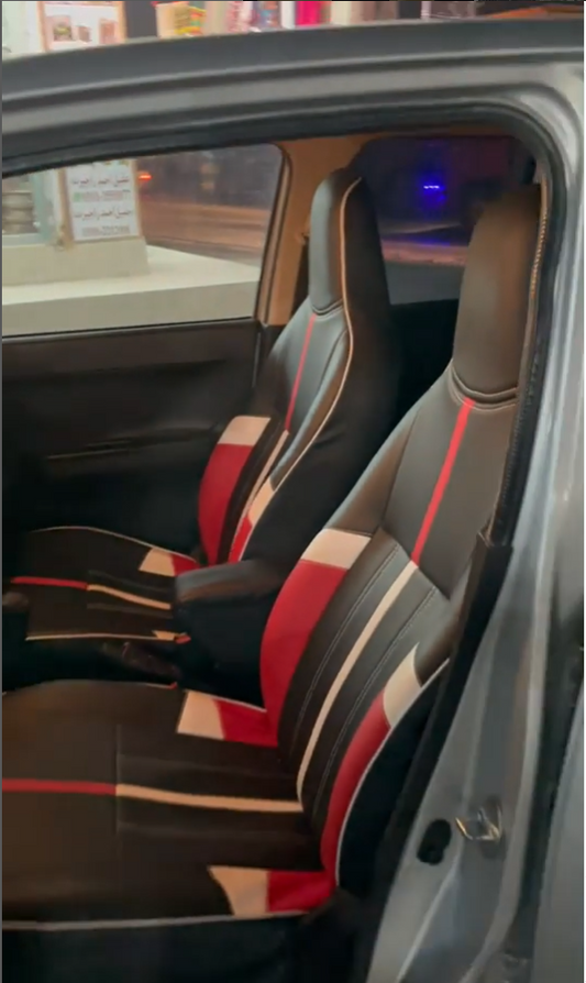 Bespoke seat covers for Suzuki New Alto offering custom fit, premium protection, and stylish interior enhancement.

