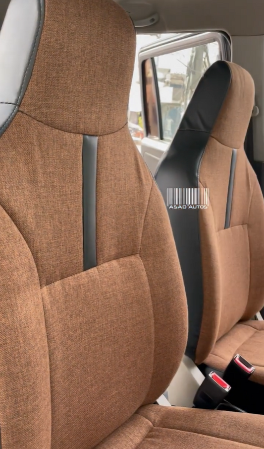 Bespoke seat covers for Suzuki Wagon R providing custom fit, premium comfort, and protection.