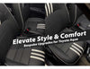 Bespoke seat covers for Toyota Aqua, offering premium fit, stylish design, and durable protection.