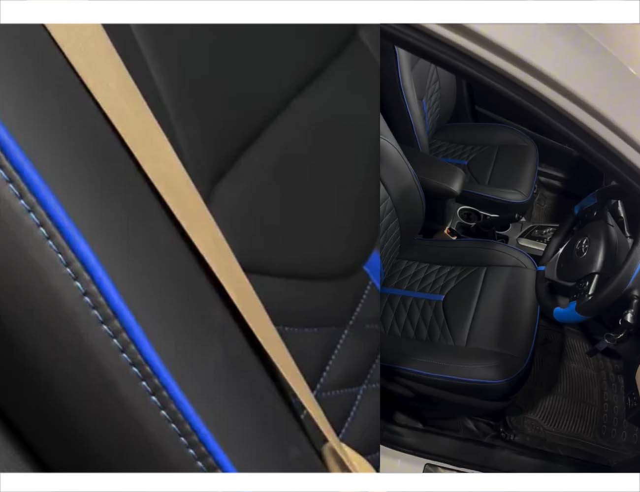 Bespoke seat covers for Toyota Corolla (2015 to 2024), custom fit and premium protection for your car’s interior.