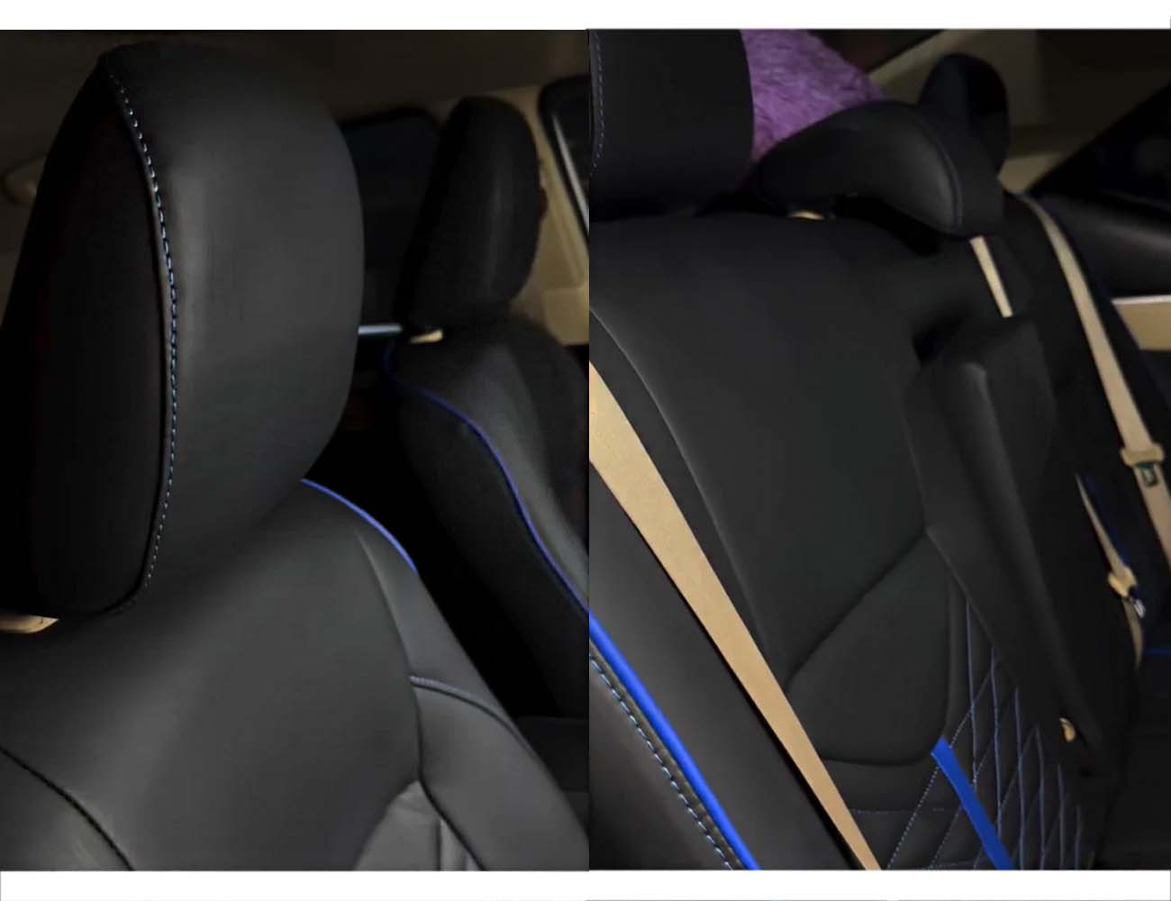 Bespoke seat covers for Toyota Corolla (2015 to 2026), custom fit and premium protection for your car’s interior.