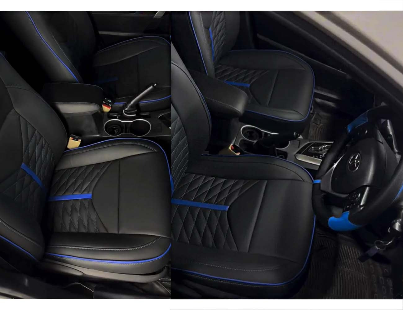 Bespoke seat covers for Toyota Corolla (2015 to 2026), custom fit and premium protection for your car’s interior.