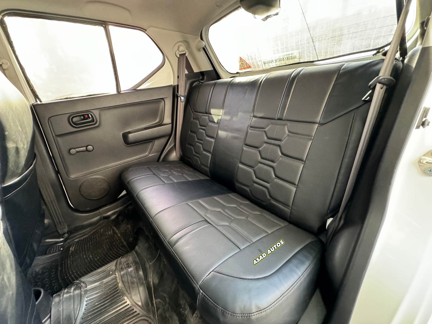 Bespoke seat covers made from Japanese synthetic fiber for Suzuki Alto 2014-2026,