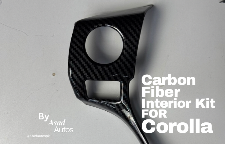 Carbon Fiber Interior Kit For Toyota Corolla 2014–2024, Toyota Corolla Carbon Dashboard Trim, Corolla 2014–2024 Carbon Fiber Panel Cover, Premium Interior Upgrade for Toyota Corolla