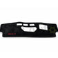 Black Jaecoo J7 dashboard mat with red model lettering