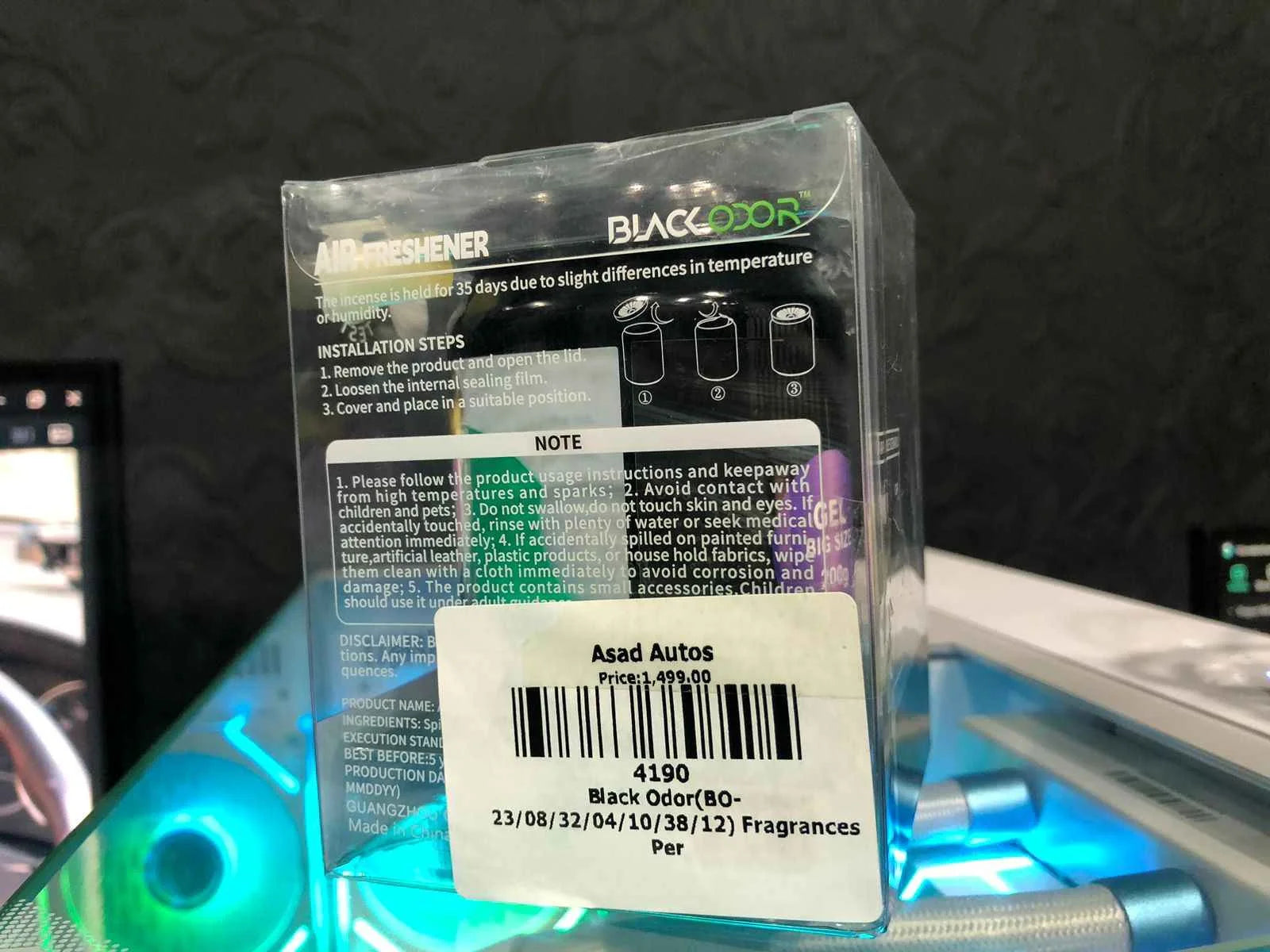 Black Odor Air Freshener Bubble Gum BO-23 for Car & Home