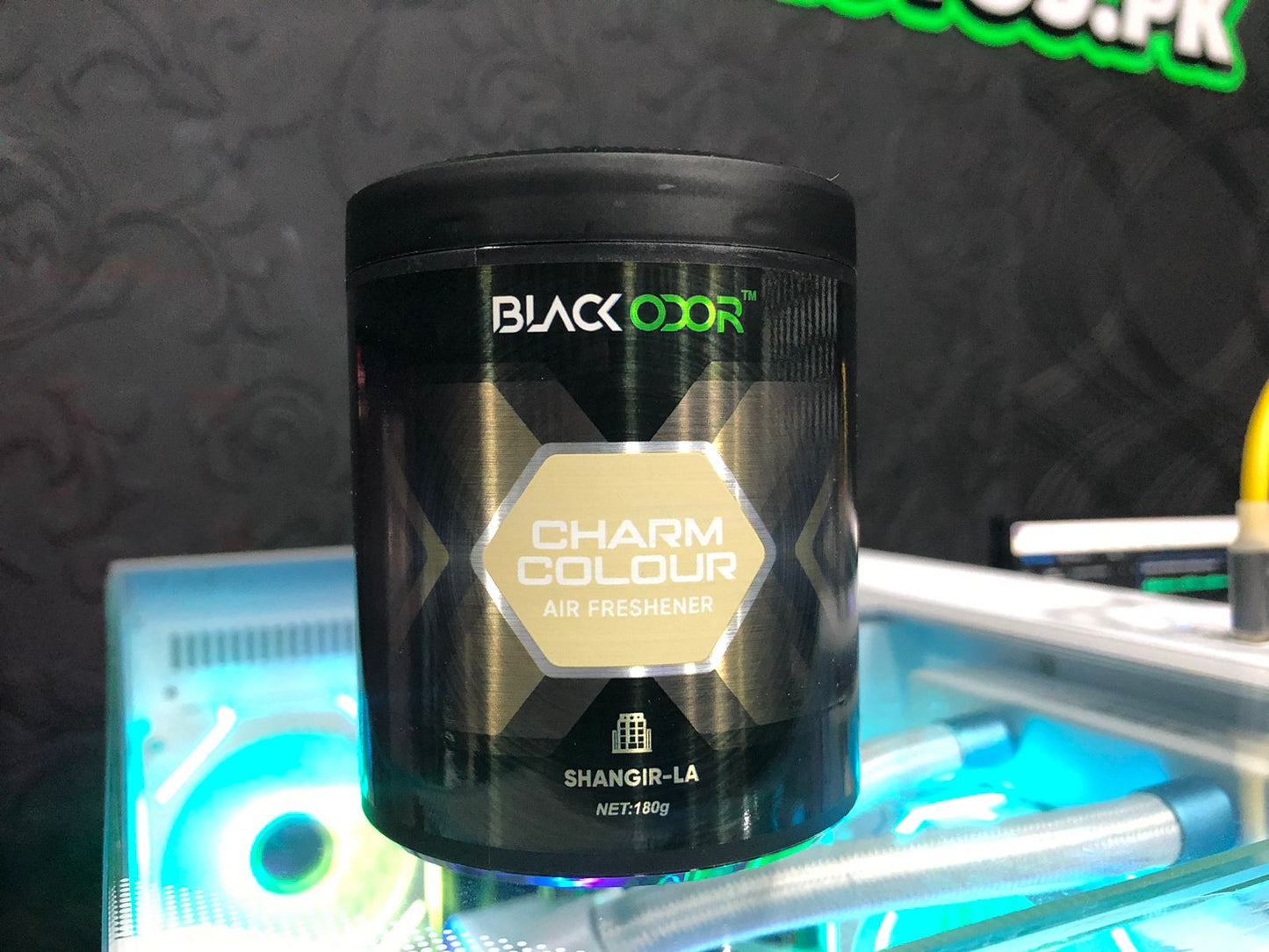 Black Odor Air Freshener Charm Colour Shangrila 180g BO-38 Long Lasting Fragrance for Car and Home