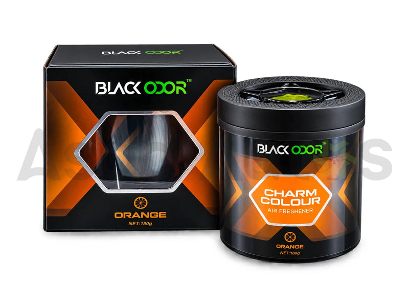 Black Odor Charm Colour Orange Gel Air Freshener 180g