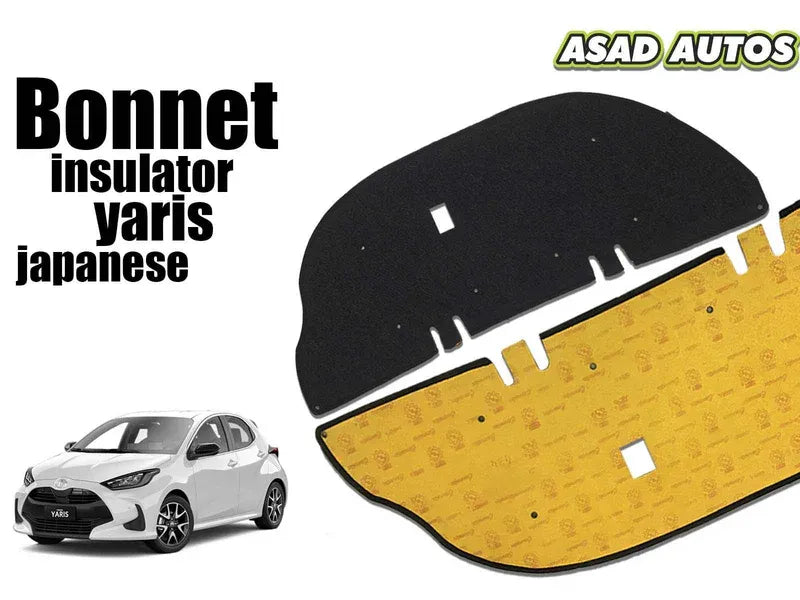 Bonnet Insulator for Toyota Yaris (Japanese) – Durable Engine Noise and Heat Protection

