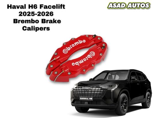 Brembo brake calipers set for Haval H6 Facelift
