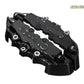 Brembo style black car disc brake caliper cover, providing a sleek, modern look while offering durable protection for your brakes.