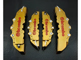 Brembo Style Car Disc Brake Caliper Cover [Golden] – Luxury Look & Reliable Protection