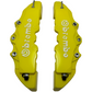 Brembo style yellow car disc brake caliper cover, providing a bold and sporty appearance with reliable protection for your vehicle’s brakes.