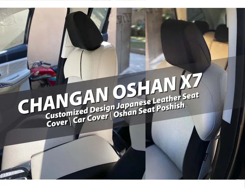 CHANGAN OSHAN X7 Customized Japanese Leather Seat Cover for premium car interior upgrade and protection.