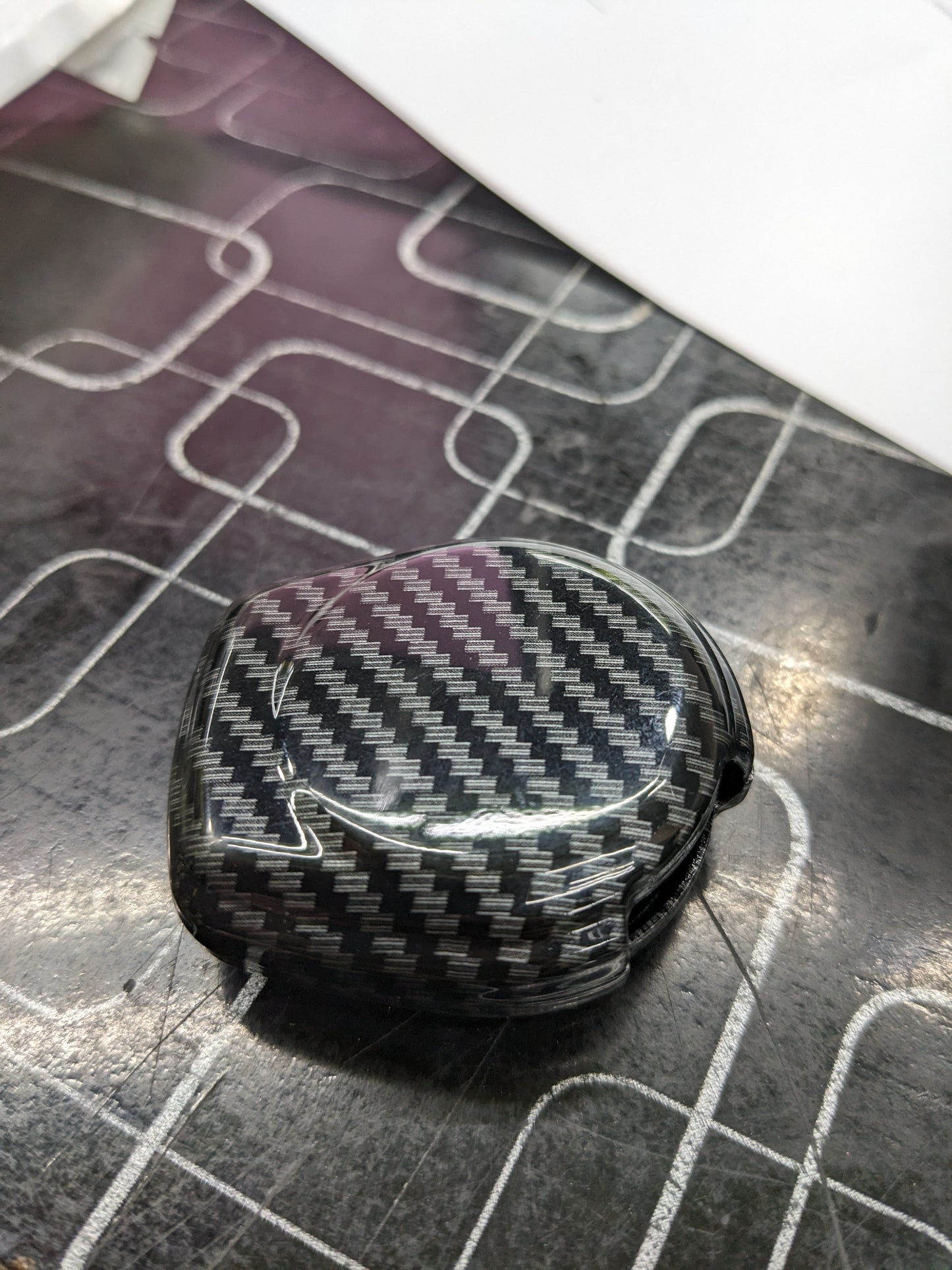 Car Carbon Fiber Key Cover for Suzuki Alto – Premium Protection and Style