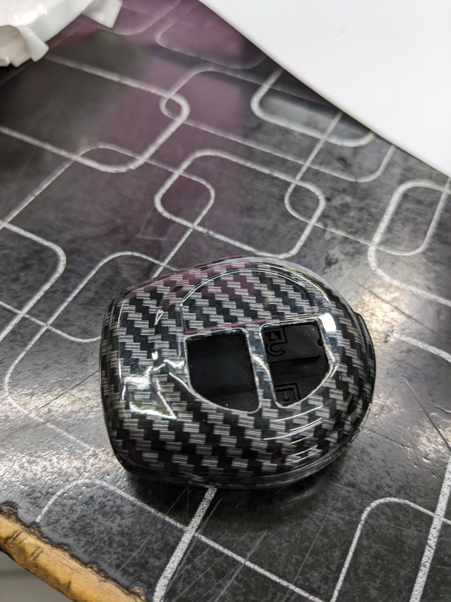 Car Carbon Fiber Key Cover for Suzuki Alto – Premium Protection and Style