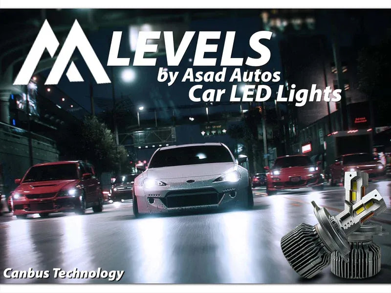 "Car LED Lights 500W – Bright, Energy-Efficient, and Durable Automotive Lighting Solution #levelsbyasadautos"
