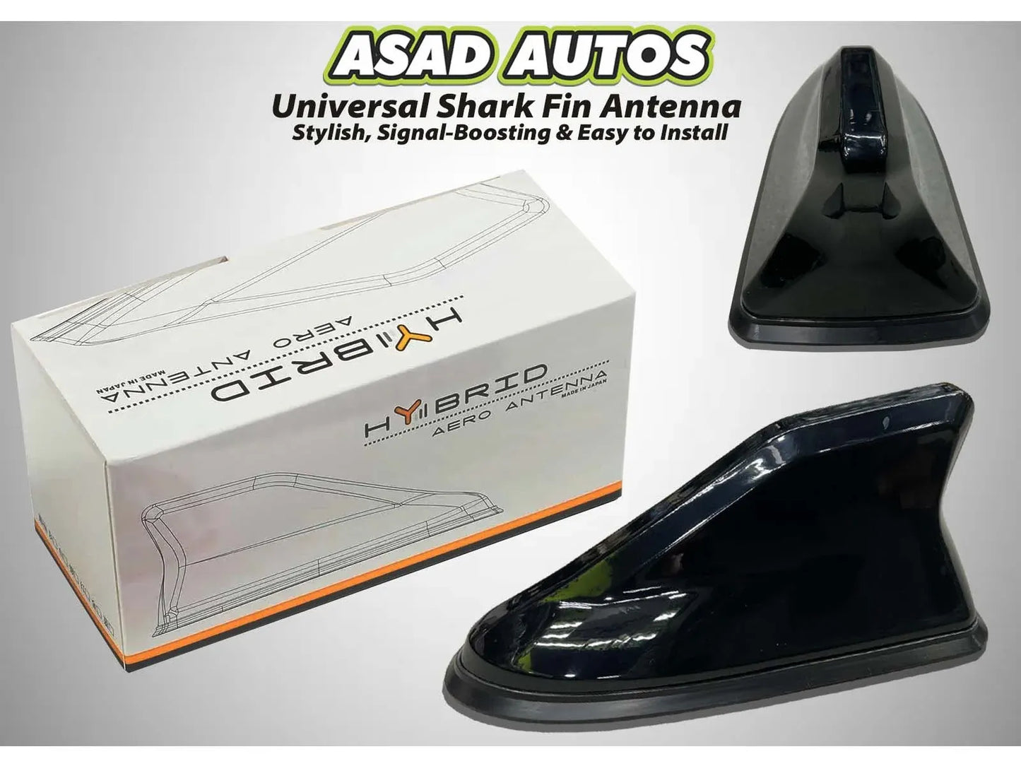 Universal Shark Fin Antenna – Stylish, Signal-Boosting & Easy to Install
