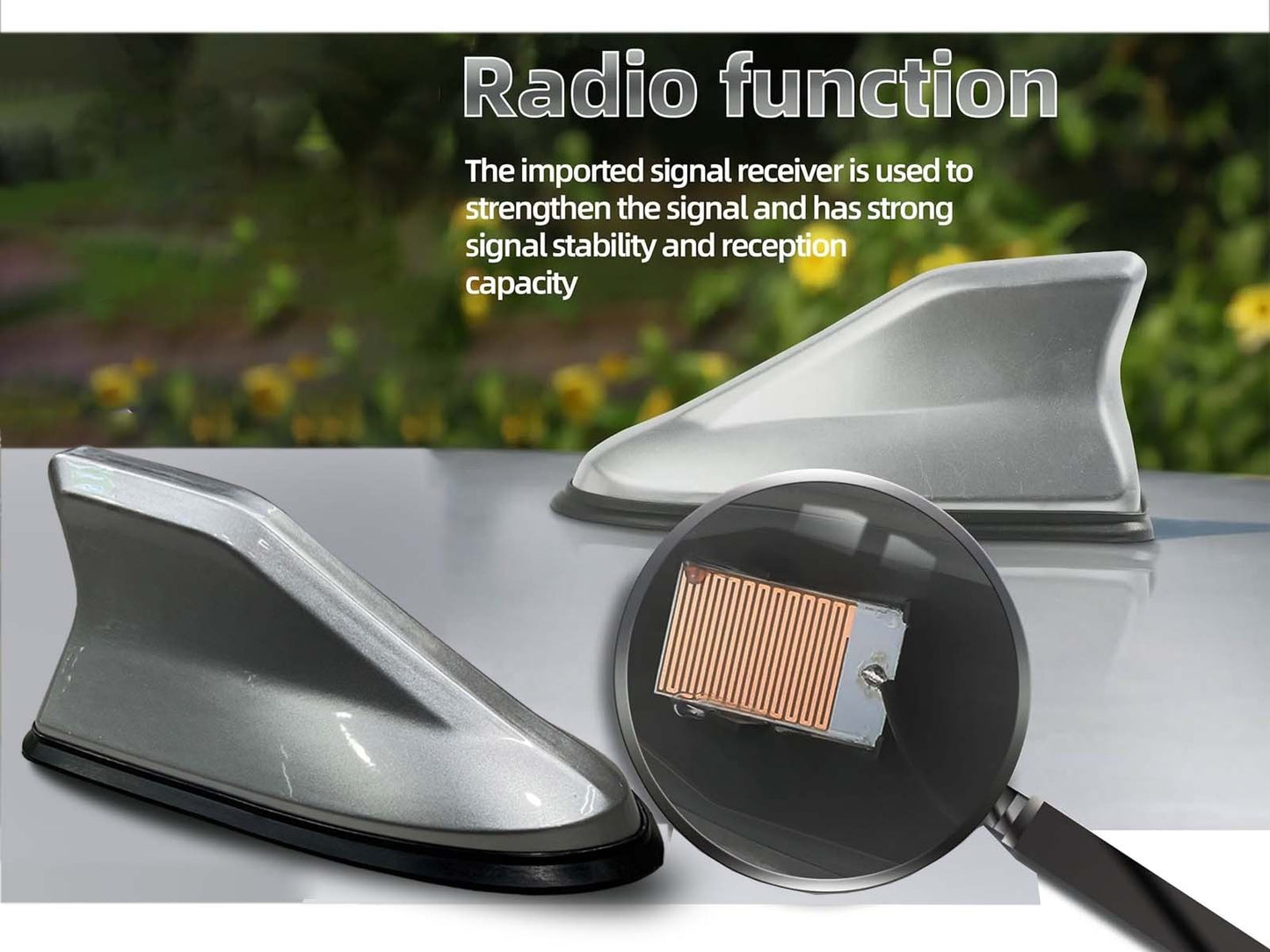Car Shark Fin Antenna – Stylish, Signal-Boosting & Durable