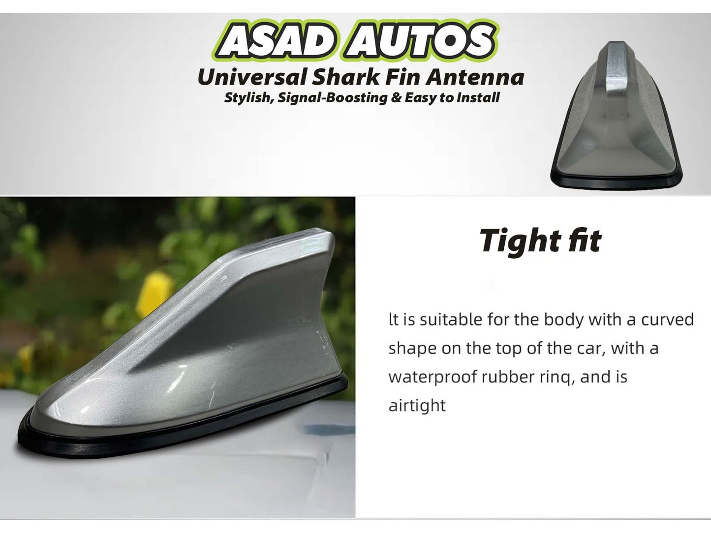Car Shark Fin Antenna – Stylish, Signal-Boosting & Durable
