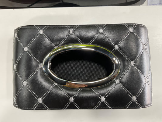 "Car Tissue Box – Stylish & Convenient Tissue Holder for Sun Visor, Dashboard & Backseat."

