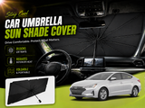 Car Umbrella Sun Shade Cover for Hyundai Elantra (2017–2024) – Foldable Windshield UV & Heat Protection Shield