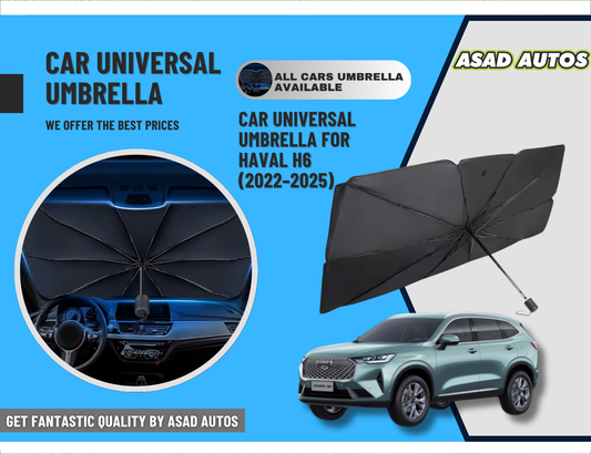 Car Umbrella Sun Shade for Haval H6 2022–2025 – Foldable Windshield UV & Heat Protector

