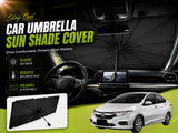 Car Umbrella Sun Shade for Honda City 2022–2026 – Foldable Windshield UV & Heat Protection Cover