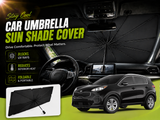 Car Umbrella Sun Shade for Kia Sportage 2018–2024 – Foldable Windshield UV & Heat Protection Cover