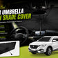 Car Umbrella Sun Shade for MG HS 2021–2025 – Foldable Windshield UV & Heat Protection Shield