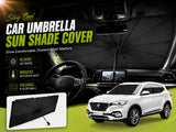 Car Umbrella Sun Shade for MG HS 2021–2025 – Foldable Windshield UV & Heat Protection Shield