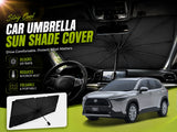 Car Umbrella Sun Shade for Toyota Corolla Cross 2022–2025 – Foldable Windshield UV & Heat Protector