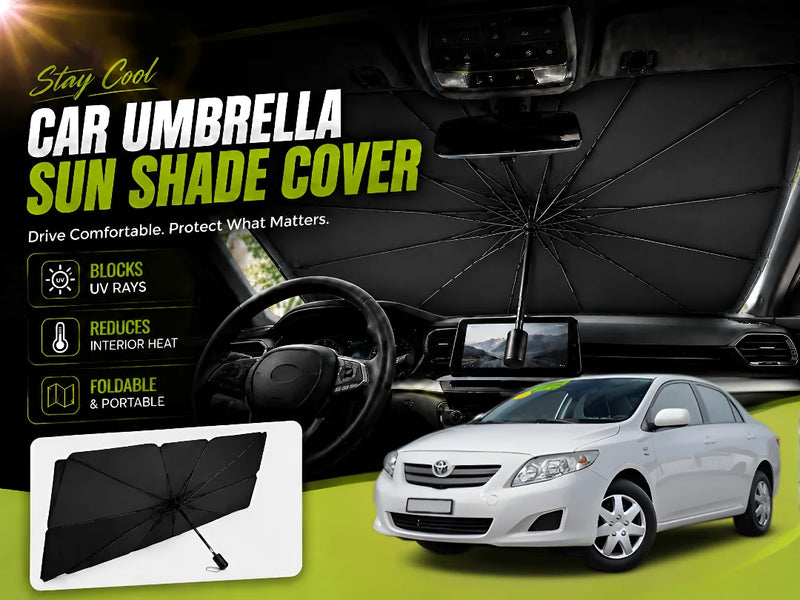 Car Umbrella Windshield Sun Shade for Toyota Corolla Sedan 2009–2013 – UV Protection Cover