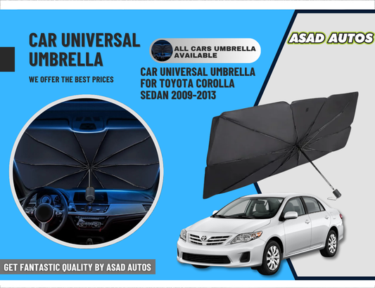 Car Umbrella Windshield Sun Shade for Toyota Corolla Sedan 2009–2013 – UV Protection Cover

