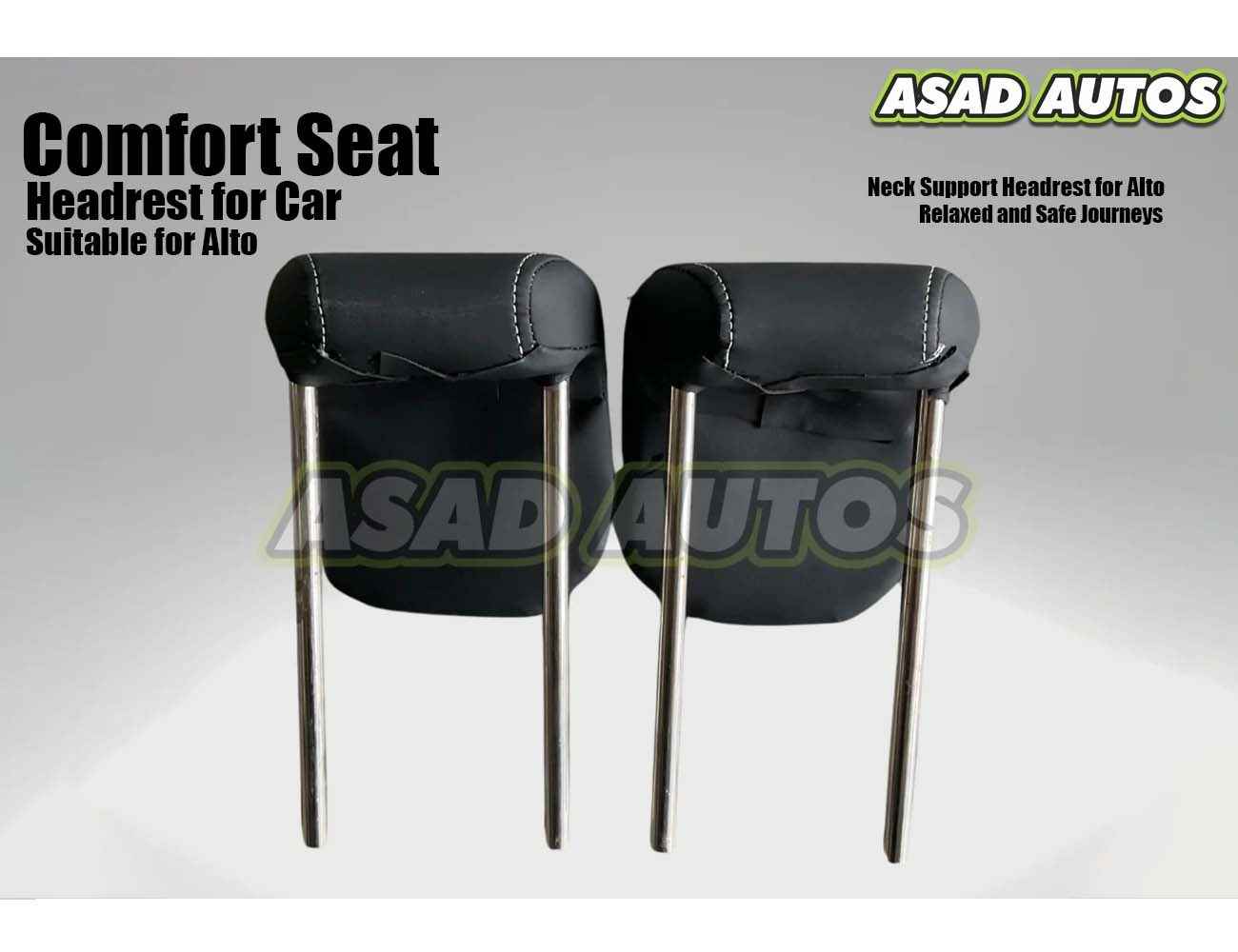 Car seat comfort headrest for Suzuki Alto 2014 to 2026 models – soft padding design