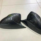 Two carbon fiber car mirrors