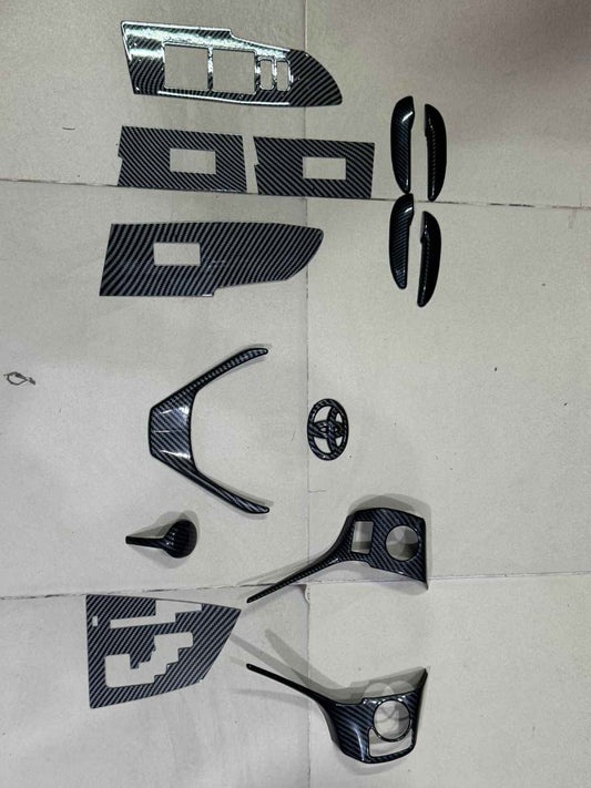 Toyota Corolla 2014-2025 Carbon Fiber Interior Kit