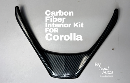 Carbon Fiber Interior Kit For Toyota Corolla 2014–2026, Toyota Corolla Carbon Dashboard Trim