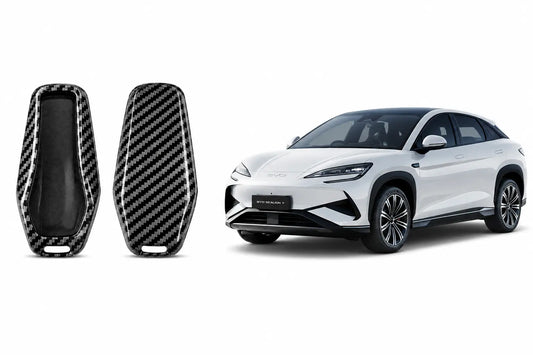 Carbon Fiber Key Cover for BYD Sealion 7 2025-2026 smart key fob