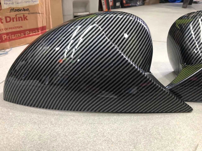 Batman Carbon Fiber Car Mirror Covers for Honda Civic 2022–2026